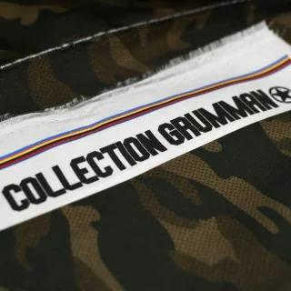 Coupon de tissu popeline de coton motif camouflage plumetis "Grumman" - Tons verts - 230cm - Les Filles à Pois Les Filles à Pois