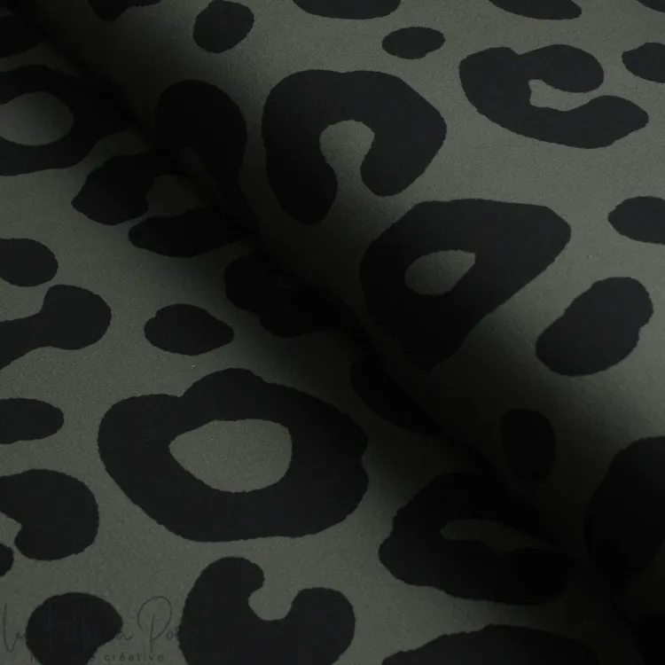 Fato de banho "Angels" com estampado de leopardo - Verde caqui e preto - Les Filles à Pois Les Filles à Pois - Design : motifs a Fato de banho "Angels" com estampado de leopardo - Verde caqui e preto - Les Filles à Pois Les Filles à Pois - Design : motifs a