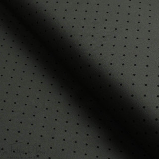 Tissu jersey motif plumetis collection "Angels" - Kaki et noir - Les Filles à Pois ® - Oeko-Tex ® Les Filles à Pois - Design ® -