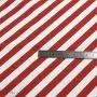 Tissu jersey motif rayures berlingo collection "Coco" - Blanc, rouge et noir - Les Filles à Pois ® - Oeko-Tex ® Les Filles à Poi
