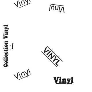 Coupon de tissu french terry motif disco collection "Vinyl" - Blanc et noir - 280cm - Les Filles à Pois Les Filles à Pois - Desi