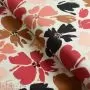 Tissu french terry motif fleurs collection "Madame M" - Multicolore - Les Filles à Pois ® - Oeko-Tex ®