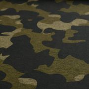 Tissu jersey punto di milano à camouflage - Tons vert Autres marques - Tissus et mercerie - 3