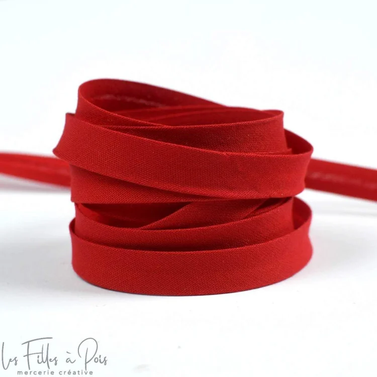 Biais polycoton 12 mm – Fin, discret et facile à poser Fillawant : fils mousse pour surjeteuses et broderies douces - 7