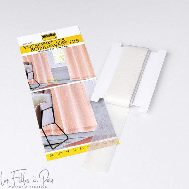 Entoilage colle Vliesofix  thermocollant- 25 mm x 5 mètres - Vlieseline ® Vlieseline ® - Entoilages et ouate - 1
