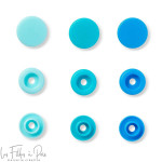 Boutons pression Color Snaps rond - 12.4mm - bleu panaché- Prym Love 393000 Prym ® - Mercerie - 2