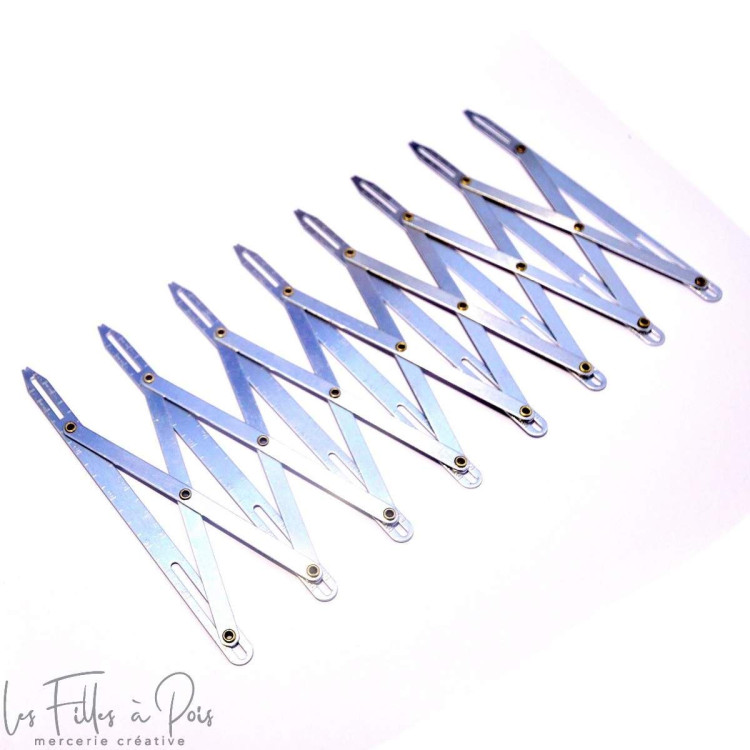 Accessoire Couture Précis Jauge De Couture Extensible Aluminium - Diviseur Espace Égal | Pour Rideaux, Boutons Jauge Couture Extensible
