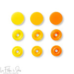 Boutons pression Color Snaps rond - 12.4mm - jaune panaché - Prym Love 393004 Prym ® - Mercerie - 2