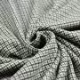 Tissu jersey punto di milano à carreaux Salisbury - Beige et marron Autres marques - Tissus et mercerie - 2