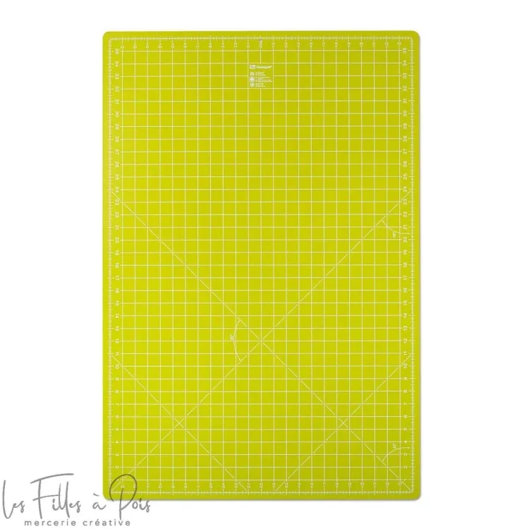 Tapis de coupe grand format 60 x 90cm vert anis  Omnigrid - Prym® 611468 Prym ® - Mercerie - 1