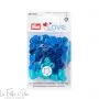 Boutons pression Color Snaps étoile - 12.4mm - bleu/turquoise/bleu marine - Prym Love 393060