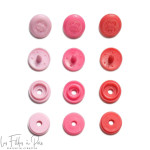 Boutons pression Color Snaps rond - 9mm - rose panaché - Prym Love 393600 Prym ® - Mercerie - 2