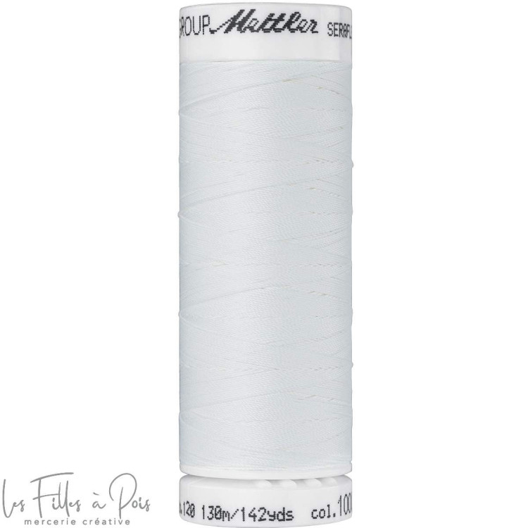SERAFLEX linha de costura elástica 130m - Ecru - 1000 METTLER ® - Fils à coudre et à broder - 1 SERAFLEX linha de costura elástica 130m - Ecru - 1000 METTLER ® - Fils à coudre et à broder - 1