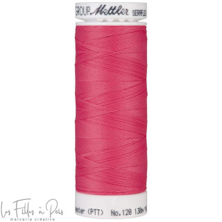 Fil à coudre élastique  SERAFLEX 130m - rose - 1429 METTLER ® - Fils à coudre et à broder - 1