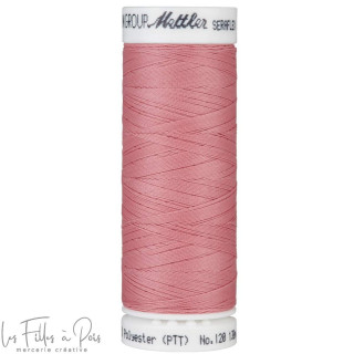 Fil à coudre élastique  SERAFLEX 130m - rose - 1057 METTLER ® - Fils à coudre et à broder - 1