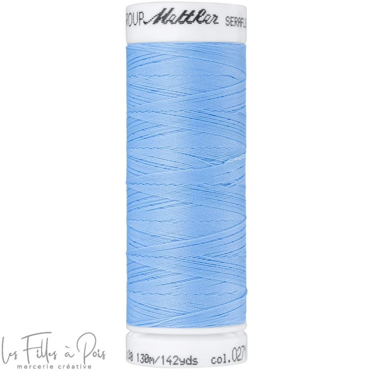 SERAFLEX linha de costura elástica 130m - azul - 0271 METTLER ® - Fils à coudre et à broder - 1 SERAFLEX linha de costura elástica 130m - azul - 0271 METTLER ® - Fils à coudre et à broder - 1