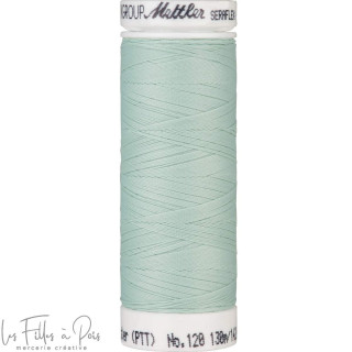 Fil à coudre élastique  SERAFLEX 130m - bleu - 0018 METTLER ® - Fils à coudre et à broder - 1