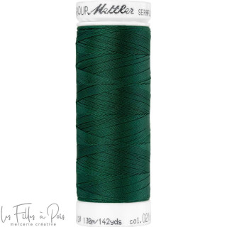 Fil à coudre élastique  SERAFLEX 130m - vert - 0216 METTLER ® - Fils à coudre et à broder - 1