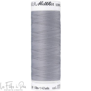 Fil à coudre élastique  SERAFLEX 130m - gris - 0331 METTLER ® - Fils à coudre et à broder - 1