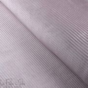 Tissu jersey de velours - Grosses côtes