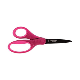 Ciseaux à paillettes universels Non stick enfants dès 10 ans - 18cm rose KIDS - Fiskars ® 1023916 Fiskars ® - Ciseaux et outils 