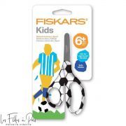 Ciseaux ballon de football universels enfants dès 6 ans - 13cm  KIDS - Fiskars ® 1023913 Fiskars ® - Ciseaux et outils de coupe 