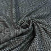 Tissu sergé gabardine de coton stretch motif Salisbury lurex - Beige et noir Autres marques - Tissus et mercerie - 2