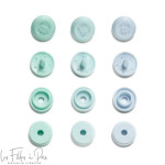 Boutons pression Color Snaps rond - 9mm - bleu panaché - Prym Love 393601 Prym ® - Mercerie - 3