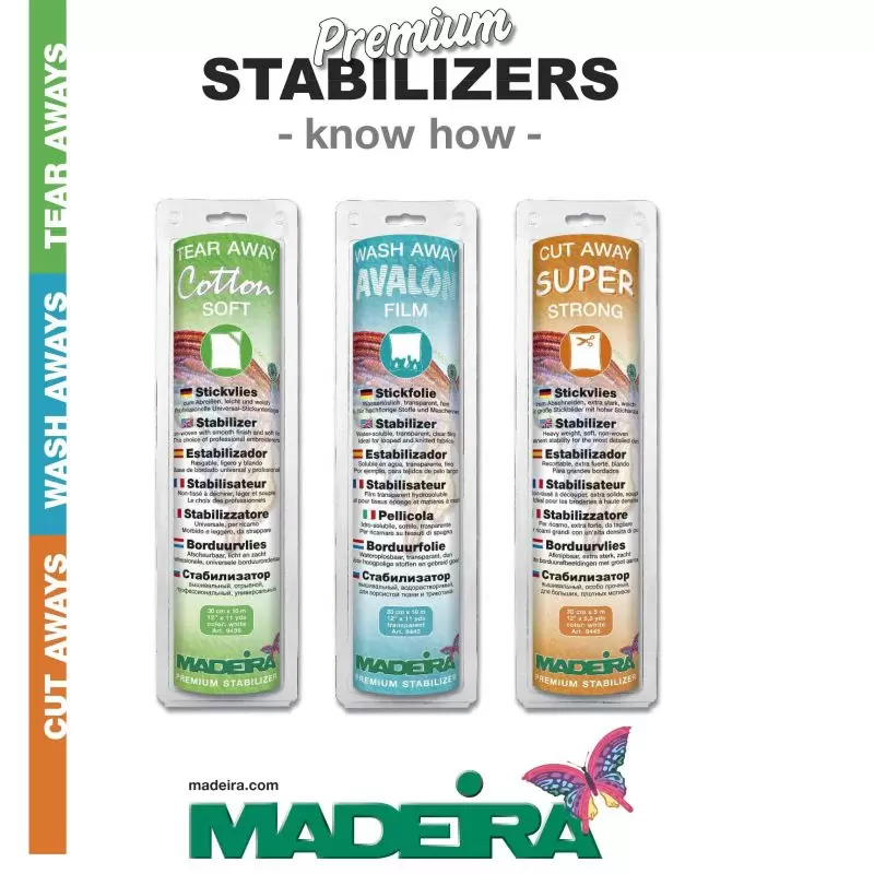Catalogue numérique des stabilisateurs de tissus PDF Madeira ® Madeira ® - Fils à broder, à coudre et entoilage - 1