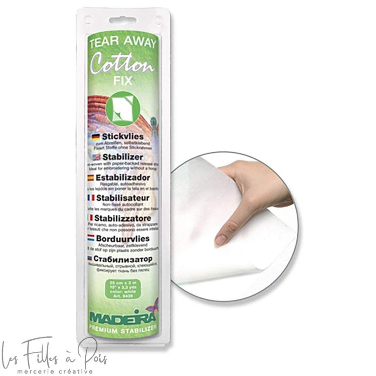 Estabilizador de corte Cotton Fix - 9439 - Madeira ® Madeira ® - Fils à broder, à coudre et entoilage - 1 Estabilizador de corte Cotton Fix - 9439 - Madeira ® Madeira ® - Fils à broder, à coudre et entoilage - 1