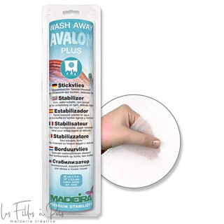 Stabilisateur hydrosoluble Avalon Plus - 9442 - Madeira ® Madeira ® - Fils à broder, à coudre et entoilage - 1