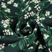 Tissu coton canvas lin motif baie evergreen "Holiday Mistletoe" - Cotton and steel ® Cotton + Steel Fabrics ® - Tissus - 2