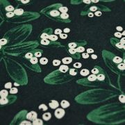 Tissu coton canvas lin motif baie evergreen "Holiday Mistletoe" - Cotton and steel ® Cotton + Steel Fabrics ® - Tissus - 3