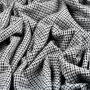 Tissu jersey punto di milano à carreaux Salisbury - Ecru et noir Autres marques - Tissus et mercerie - 4