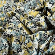 Tissu coton motif fleuri "Menagerie" - Cotton and steel ® Cotton + Steel Fabrics ® - Tissus - 8