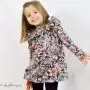 Tissu jersey motif fleurs "Fusion Silkroad" - Noir, blanc et orange - AGF ® Art Gallery Fabrics ® - Tissus - 2