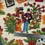 Tissu coton motif têtes de mort mexicaines "La Mascarada Folklorico" - Multicolore - Henry Alexander ® Alexander HENRY Fabrics ®