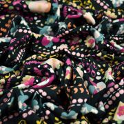 Tissu jersey motif fleurs "Indie Bohème" - Multicolore - AGF ® Art Gallery Fabrics ® - Tissus - 4