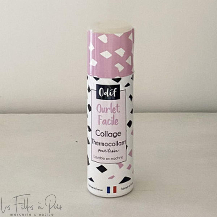 Colle tissus spray ourlet