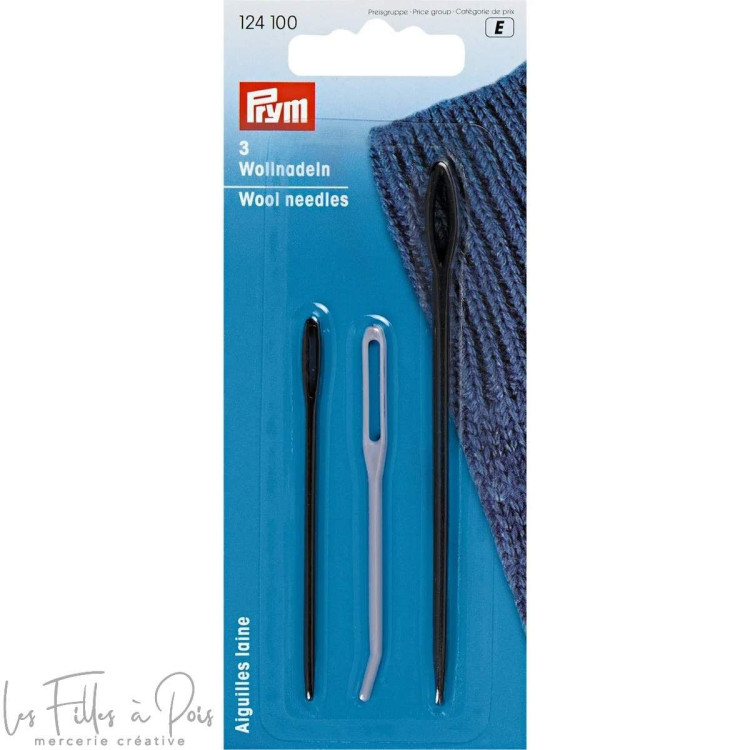 Agujas de lana - 124100 - Prym ® - Prym Prym ® - Mercerie - 1 Agujas de lana - 124100 - Prym ® - Prym Prym ® - Mercerie - 1