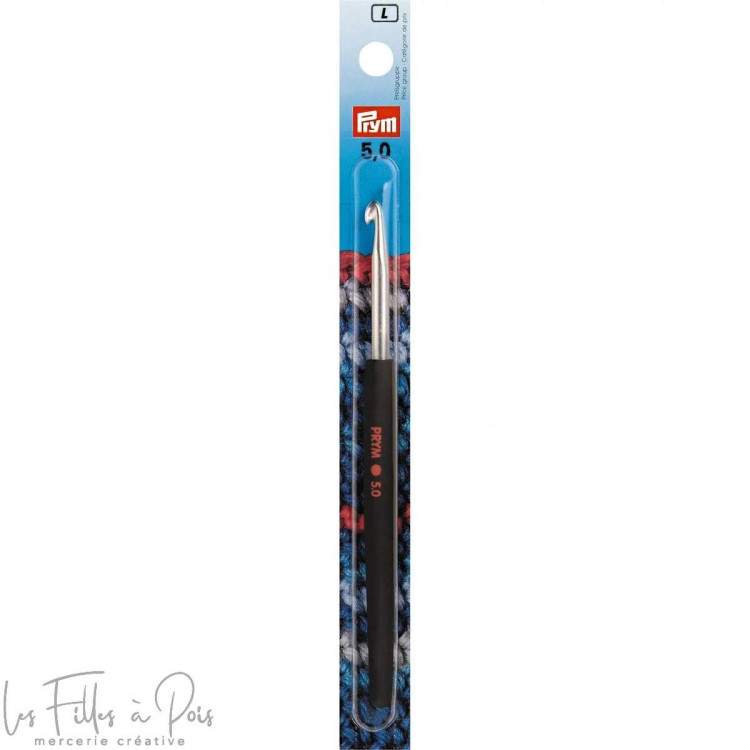 Crochet métal avec manche ergonomique - Prym ® Prym ® - Mercerie - 1 Crochet métal avec manche ergonomique - Prym ® Prym ® - Mercerie - 1