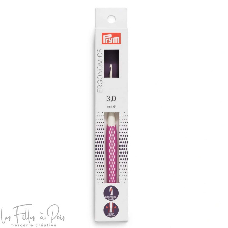 Crochet pour laine ergonomic - Prym ® Prym ® - Mercerie - 1 Crochet pour laine ergonomic - Prym ® Prym ® - Mercerie - 1
