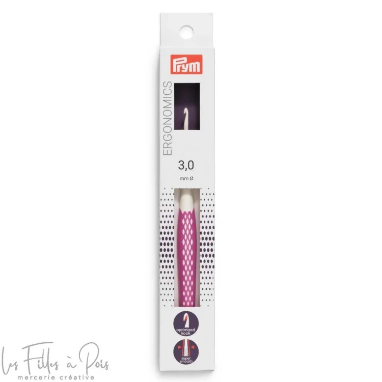 Crochets à laine ergonomiques Prym – Tailles 3 à 15 – Manche coloré Prym : mercerie couture et accessoires de qualité - 1 Crochets à laine ergonomiques Prym – Tailles 3 à 15 – Manche coloré Prym : mercerie couture et accessoires de qualité - 1