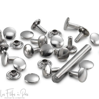 Rivets tubulaires - 4-6mm - Lot de 15 - Argenté - 403151 - Prym ® Prym ® - Mercerie - 3