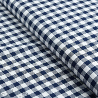 Tissu popeline de coton motif petits carreaux "Vichy"- 10mm - Oeko-Tex ® Autres marques - Tissus et mercerie - 1