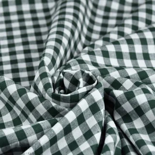 Tissu popeline de coton motif petits carreaux "Vichy"- 10mm - Oeko-Tex Tissus et mercerie créative – Nos sélections sans marque