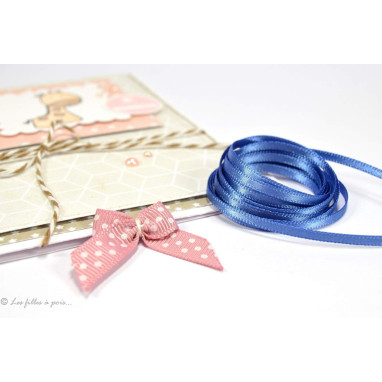 Ruban satin double face - 3mm  - 2