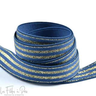 DESTOCK Elastique plat à rayures lurex - 20mm Tissus et mercerie créative – Nos sélections sans marque - 9