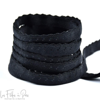 Elastique bordure à cheval lingerie - 10mm  - 15