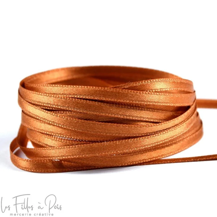 Ruban satin double face - 3mm Tissus et mercerie créative – Nos sélections sans marque - 30